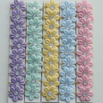 Flor para Penteado - Pacote com 50und