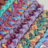 Laço M - Fundo do mar e estrela - Pacote com 50und