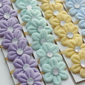 Flor para Penteado - Pacote com 50und