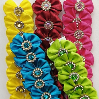 Laço P - Luxo Cetim - Pacote com 50und