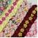Laço M - Floral com pérola - Pacote com 50und