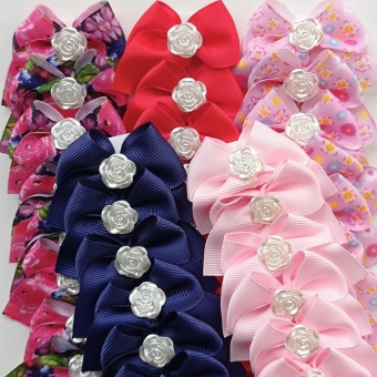 Laço de Orelha - Liso Estampado - Pacote com 50und